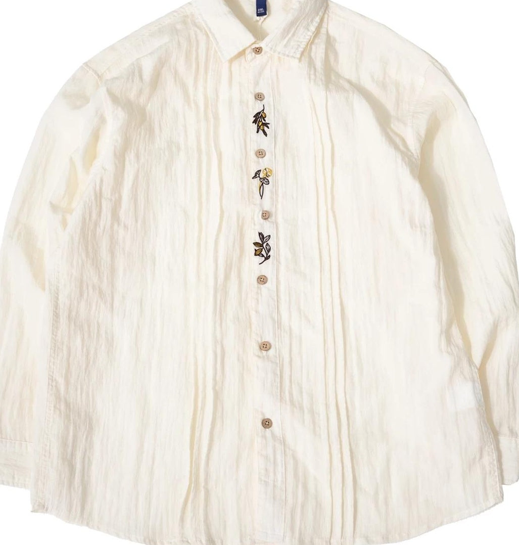 アメリカン・ルーズ・ラペル・シャツ