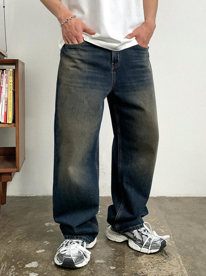 Vintage Blue Loose Jeans