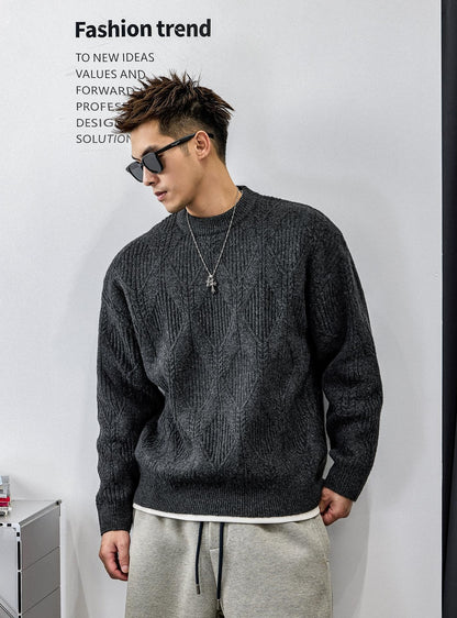 ツイストパターンニットジャンパー