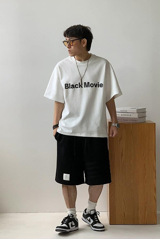 Color Clash Letter Tee