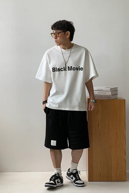 Color Clash Letter Tee