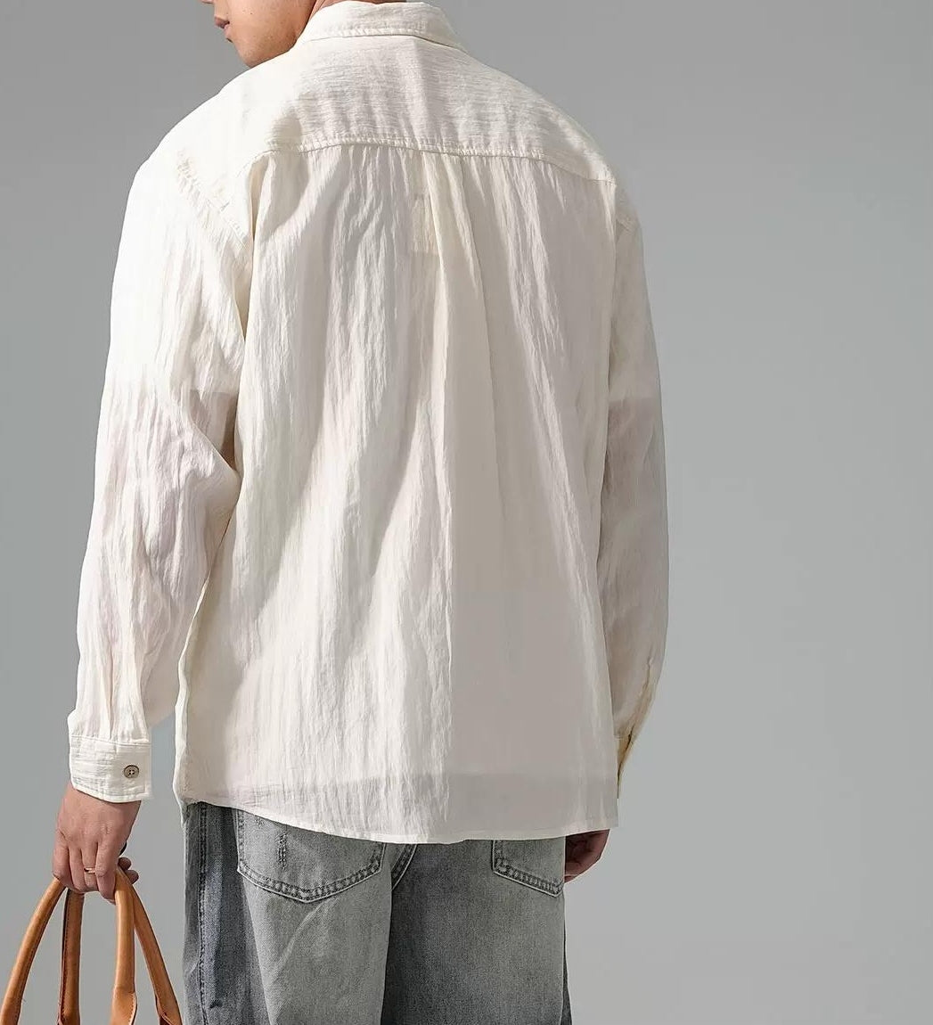 アメリカン・ルーズ・ラペル・シャツ