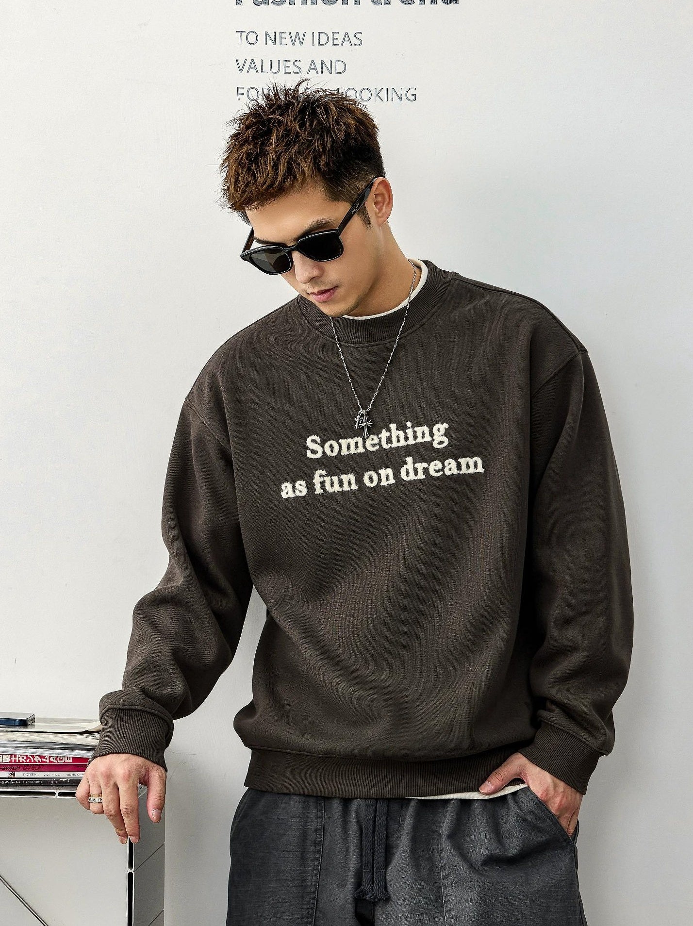 Casual Print Sweater