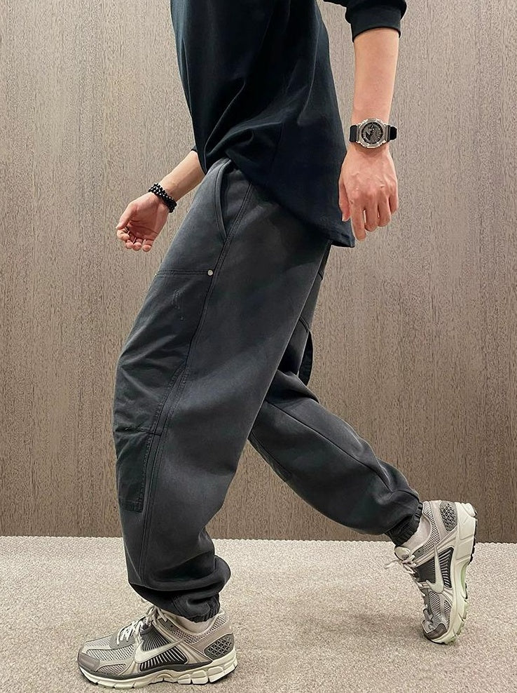 Retro Embroidered Sweatpants
