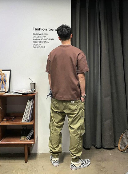 カジュアルトレンディホワイトTシャツ