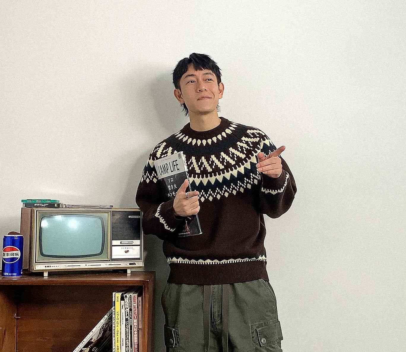 Retro Fair Isle Knit Sweater