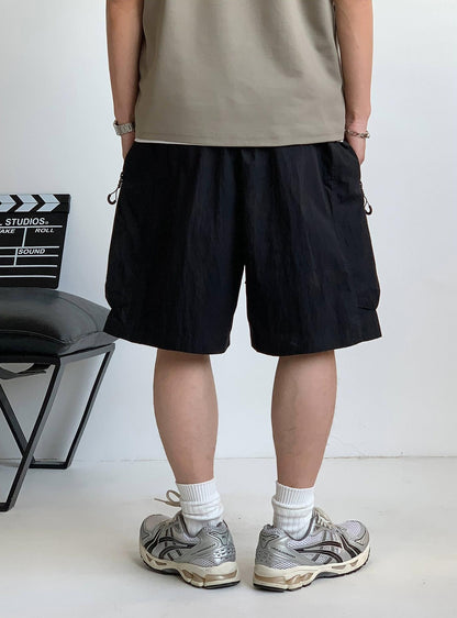 Men's Casual Zipper Shorts