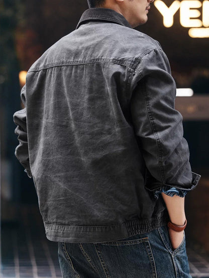 ウォッシュド カジュアル ワークジャケット