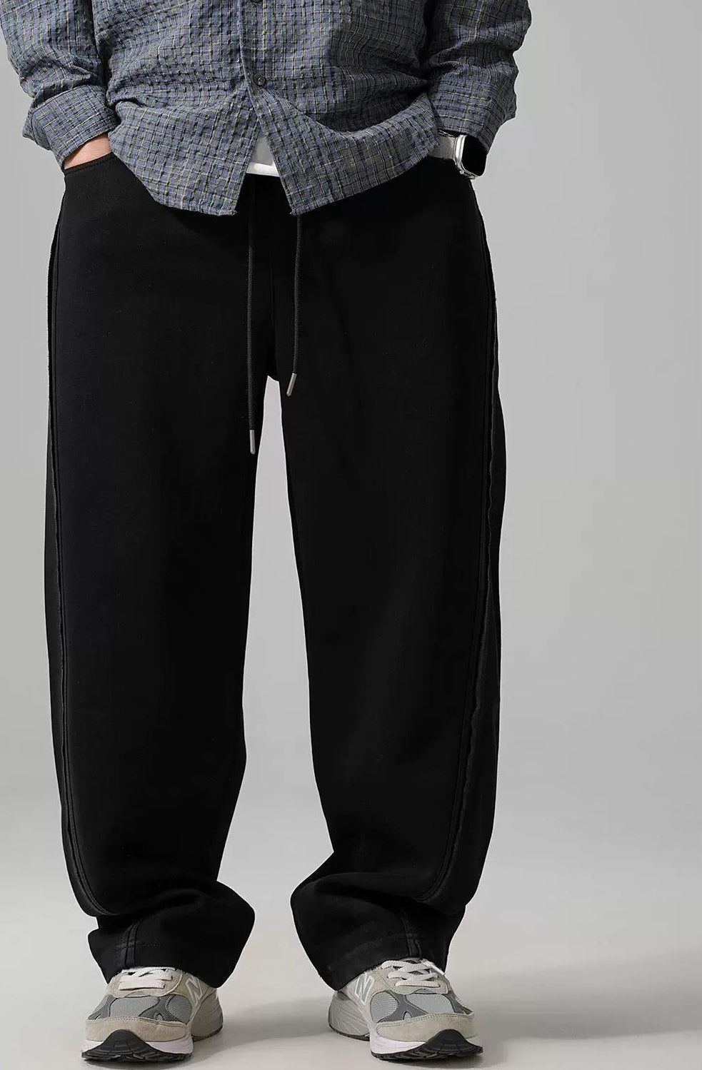 カジュアルルーズスウェットパンツ