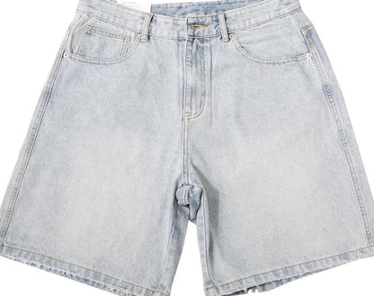 レトロダイヤモンドデニムショートパンツ