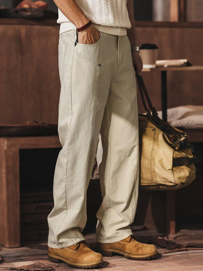 ヴィンテージルーズストレートジーンズ