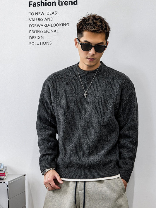 ツイストパターンニットジャンパー