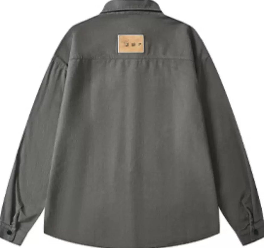 レトロ ワークジャケット コットンシャツ