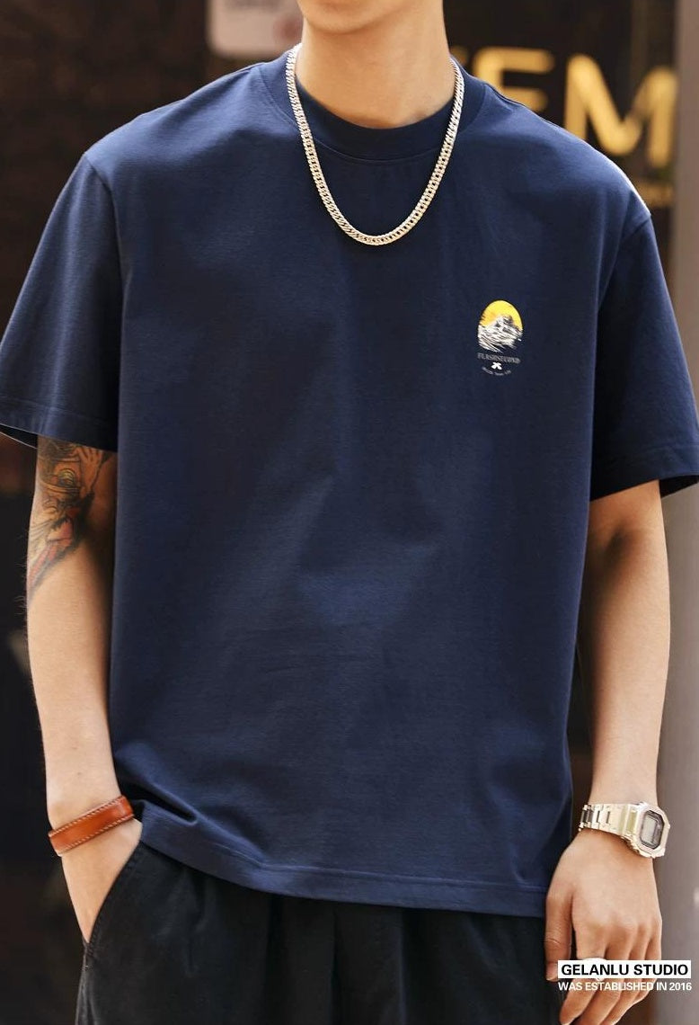 レトロプリントルーズTシャツ