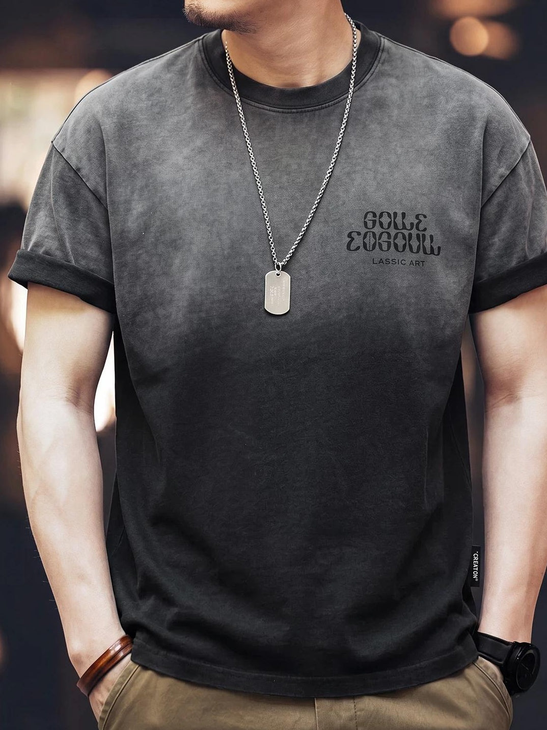 アメリカンウォッシュ グラデーション Tシャツ