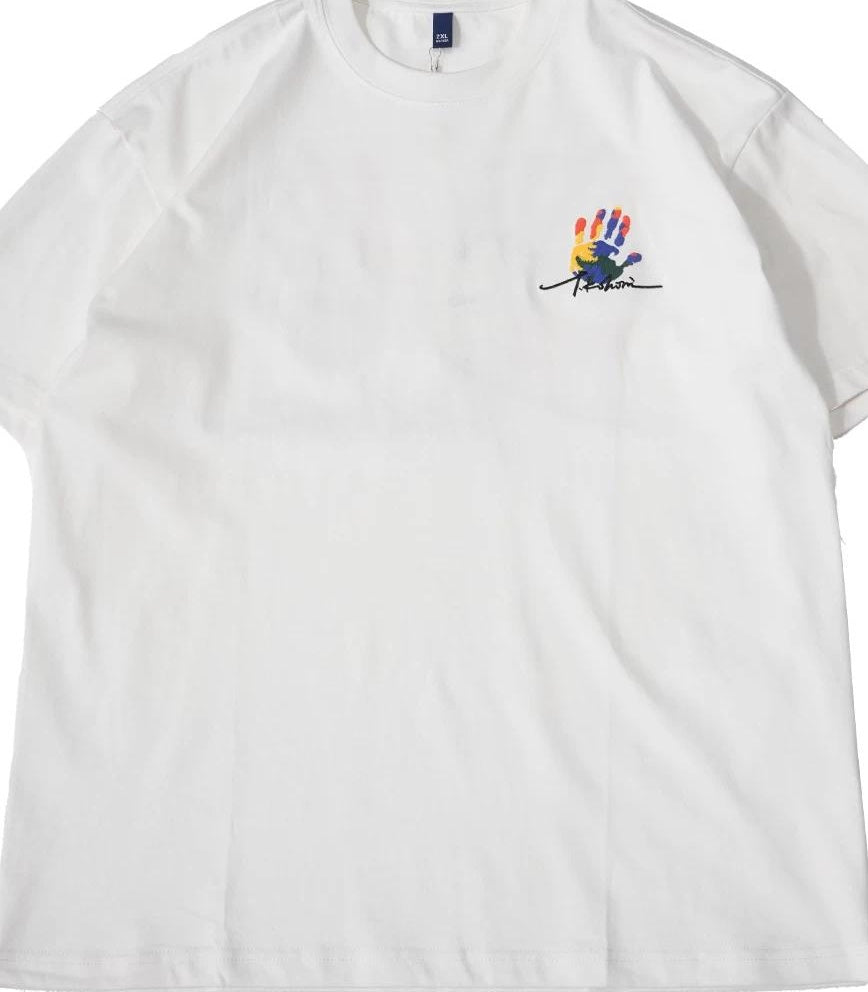 ヘビー プリント カジュアル Tシャツ