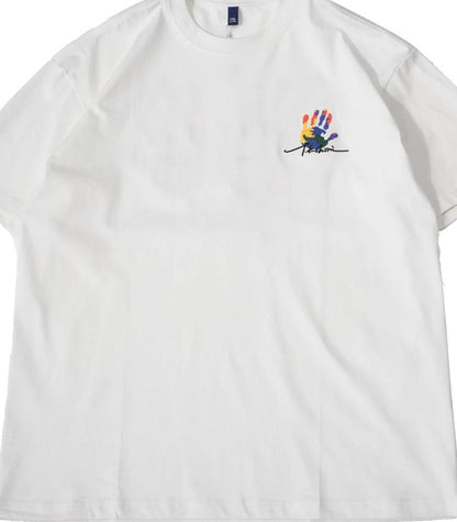 ヘビー プリント カジュアル Tシャツ