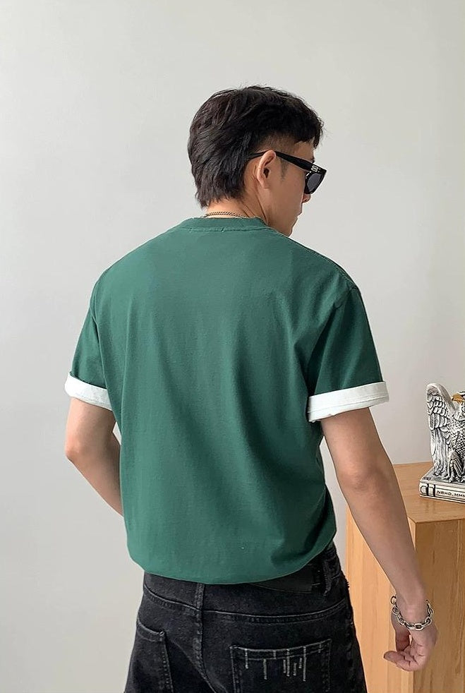 Cotton Casual Short-Sleeve T-Shirt