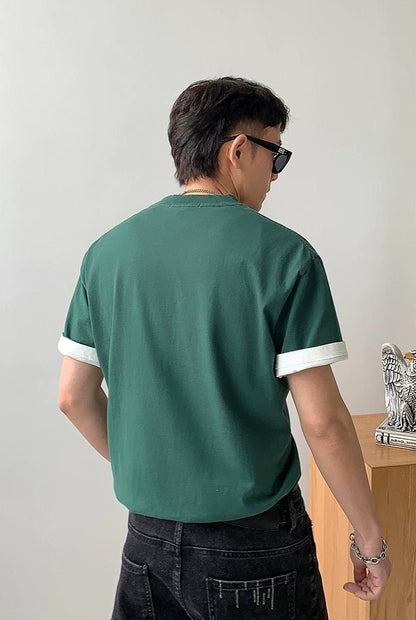 Cotton Casual Short-Sleeve T-Shirt