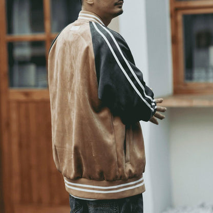 ラグジュアリー カラーブロック ジャケット