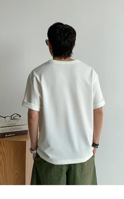 Casual Solid Color T-Shirt