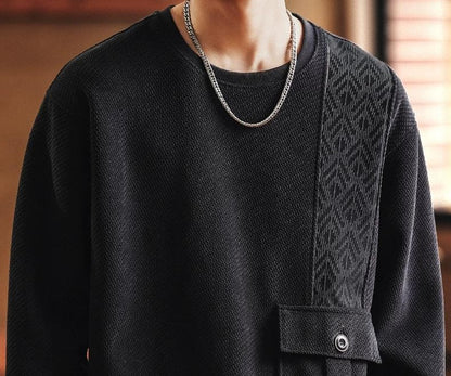 ヘビー ジャガード ニット セーター