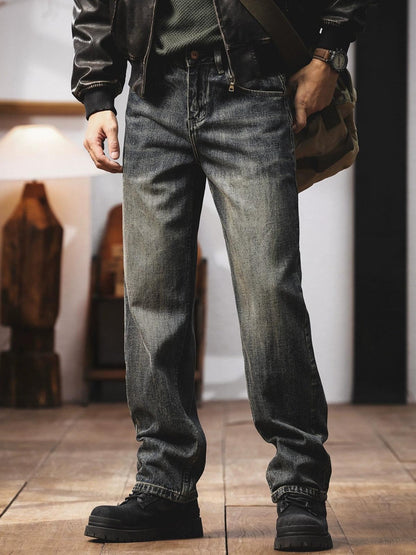 レトロヘビーウェイトワイドジーンズ