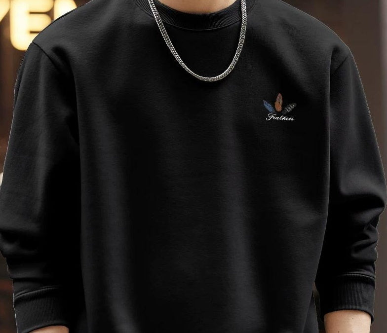 レトロフェザープリントセーター