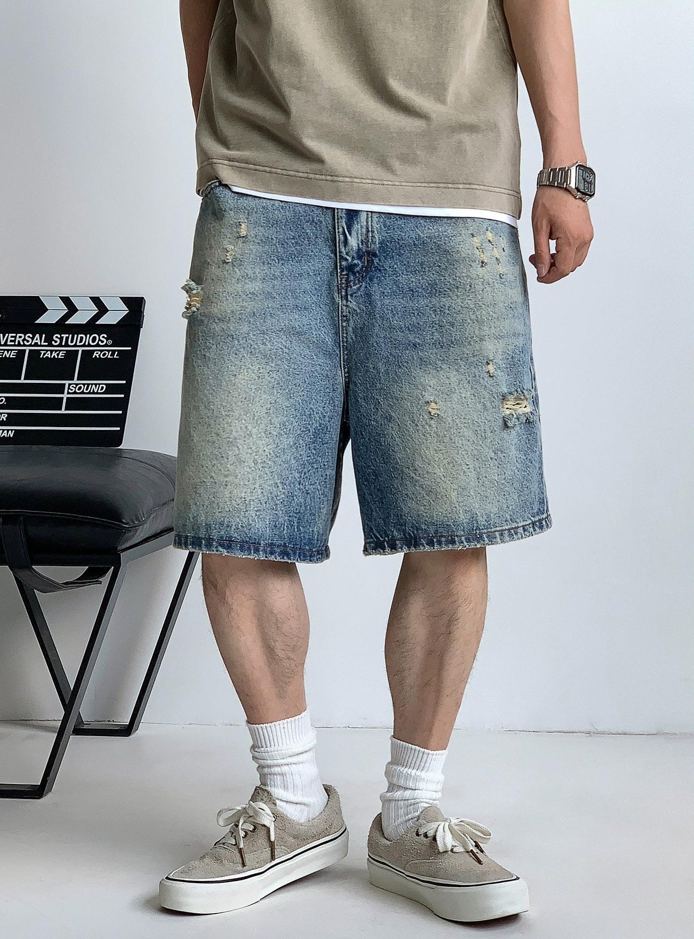 Summer Loose Jean Shorts