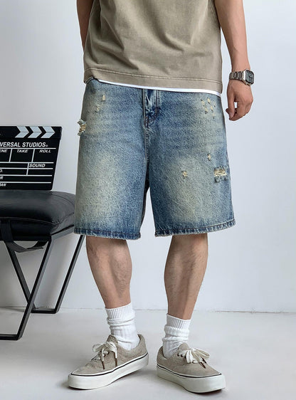Summer Loose Jean Shorts