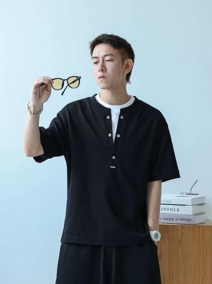 Summer Leisure T-Shirt & Shorts Set