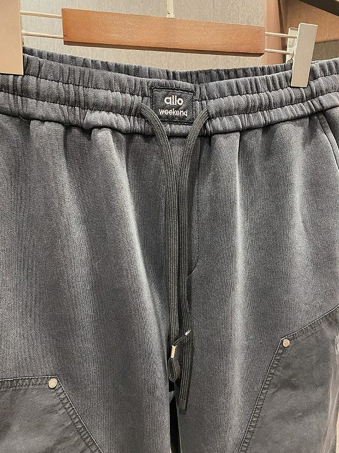 Retro Embroidered Sweatpants