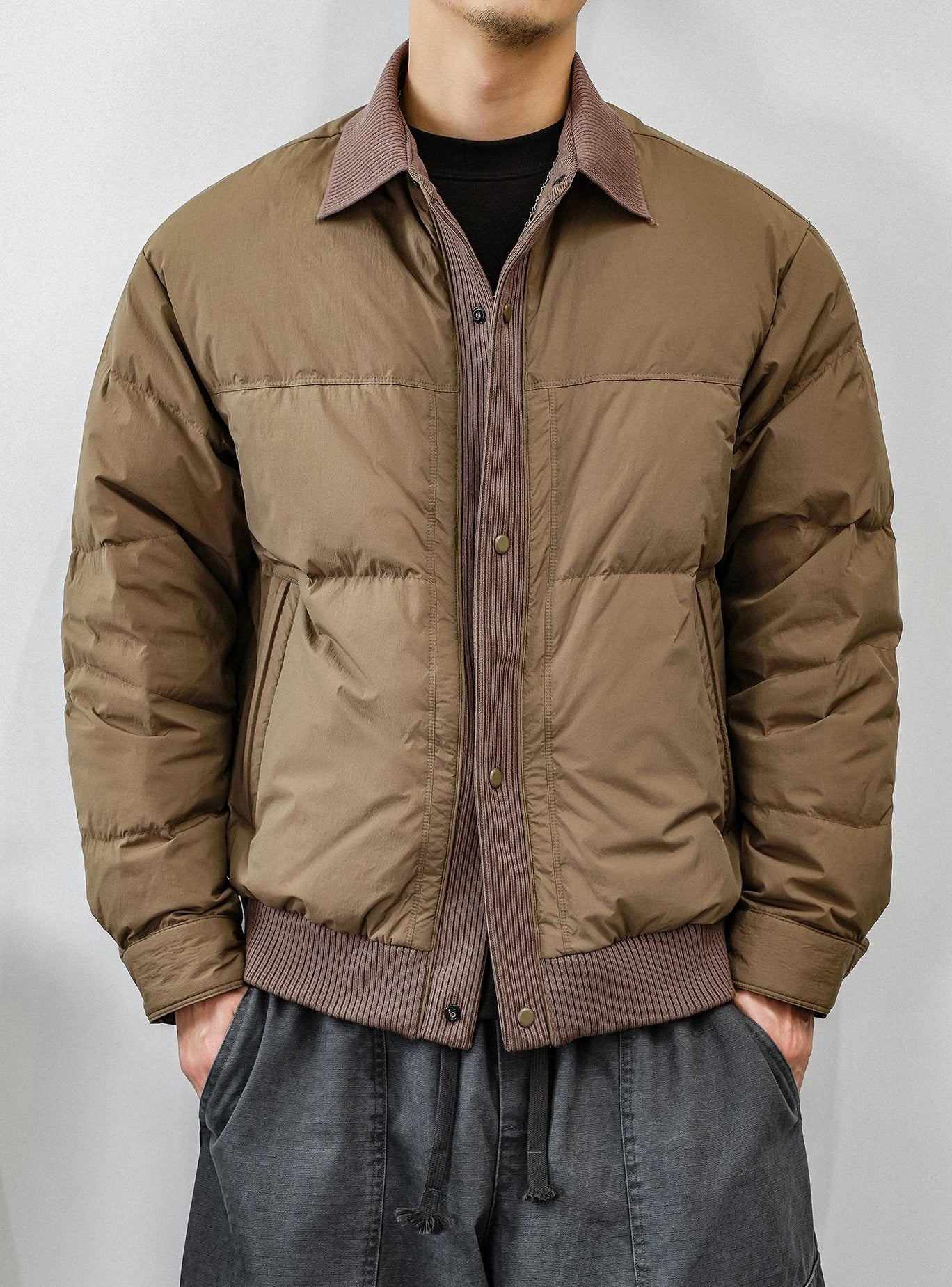 Men's heavy down jacket