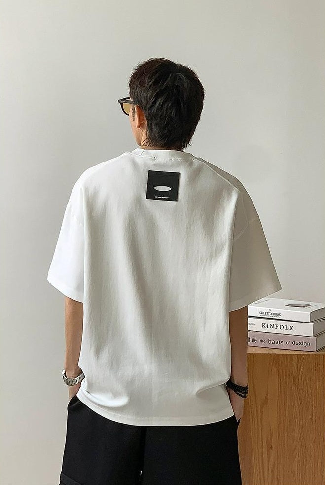 Color Clash Letter Tee