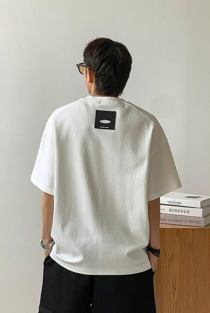 Color Clash Letter Tee