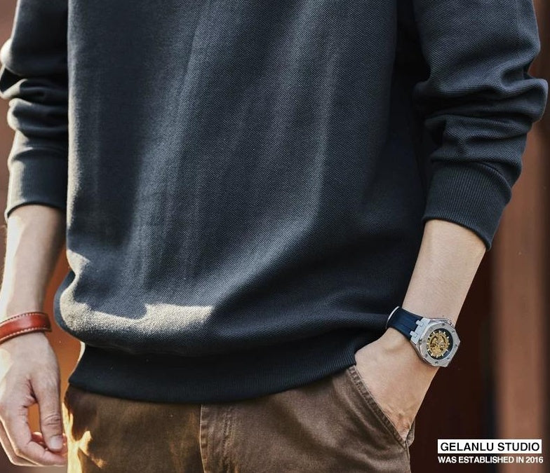 ヘビーウェイトロングスリーブポロ