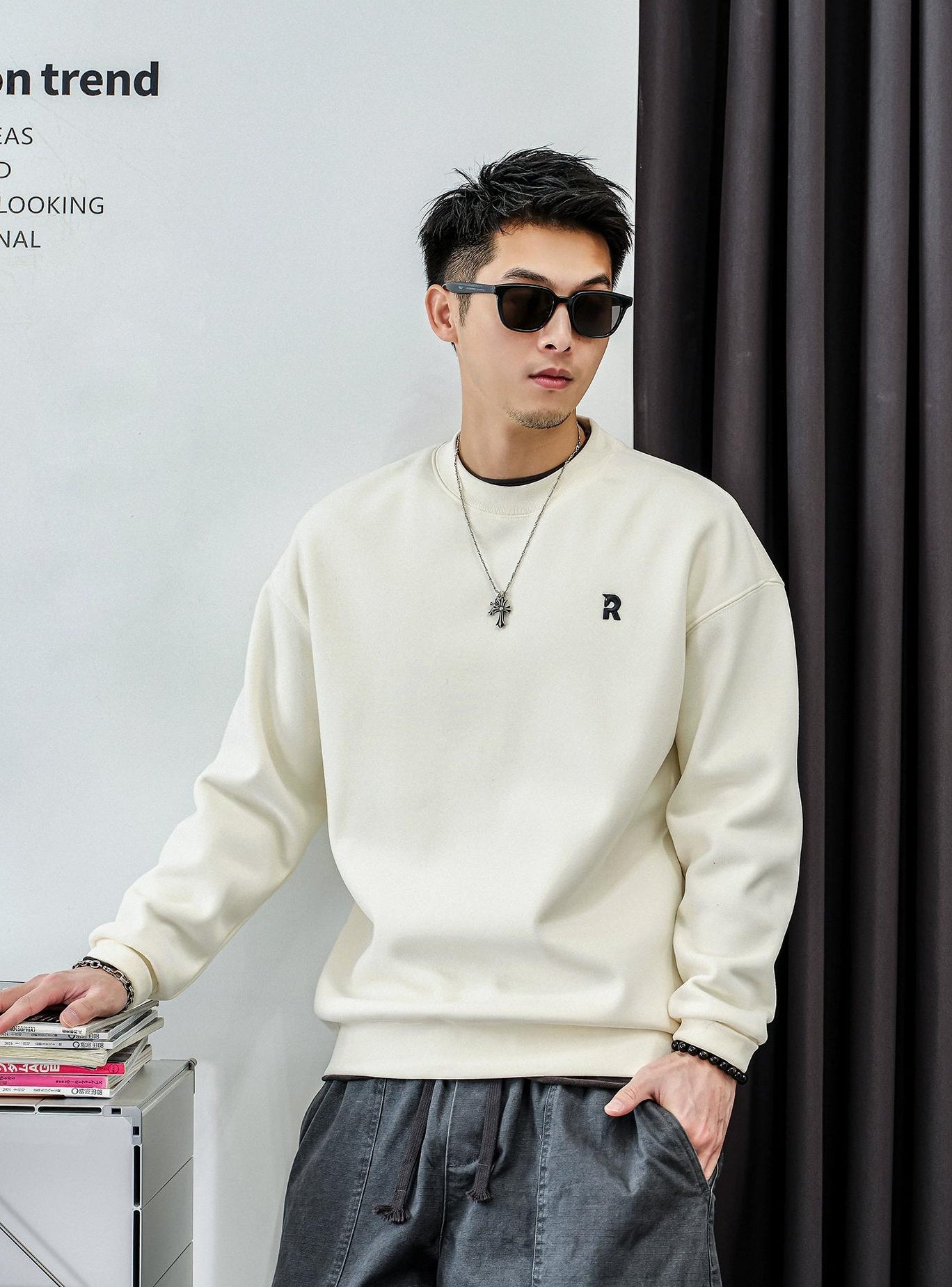 フリース プルオーバー セーター