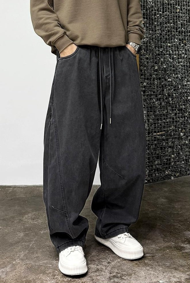 Bar Style Camo Pleated Pants
