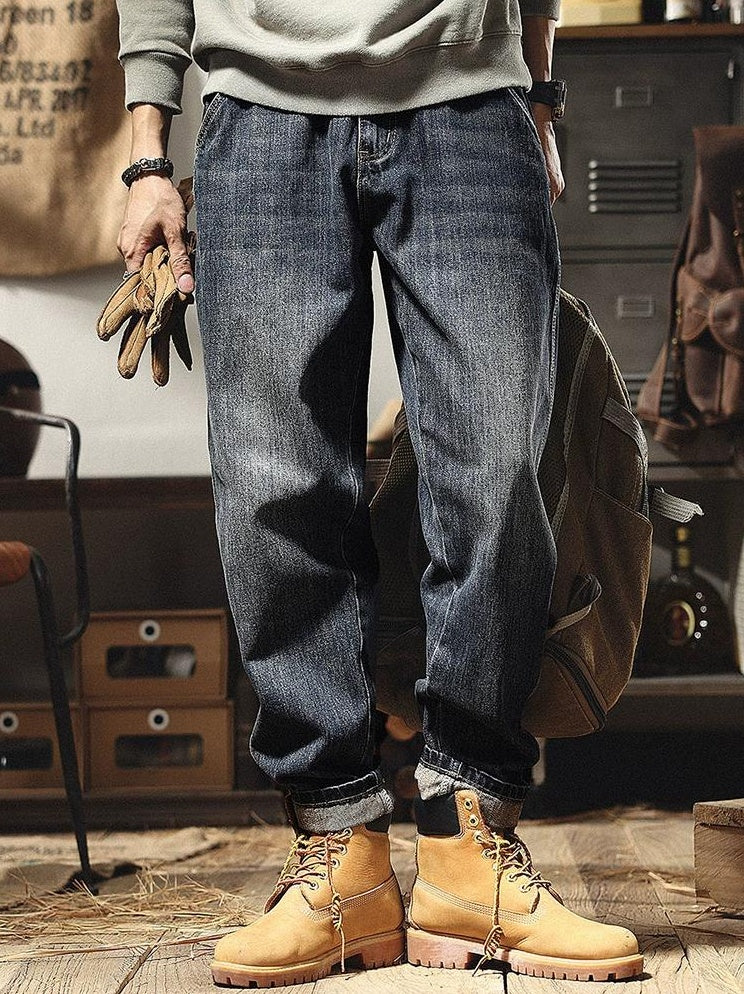 ヴィンテージヘビーウェイトカジュアルジーンズ