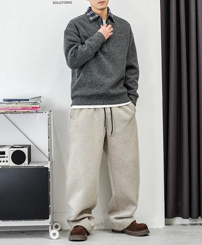 Patchwork Zip Sweater Jacket