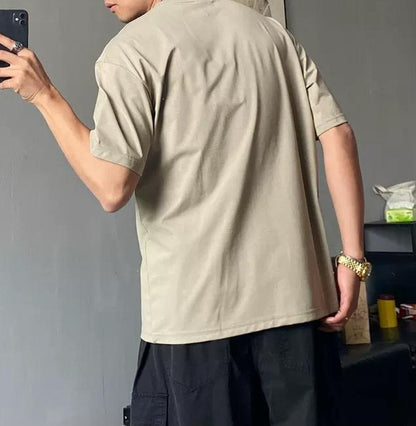 クール ワイルド アルファベットプリントＴシャツ