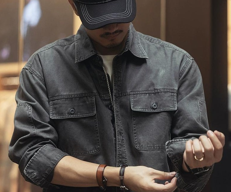 Retro Hunting Denim Shirt