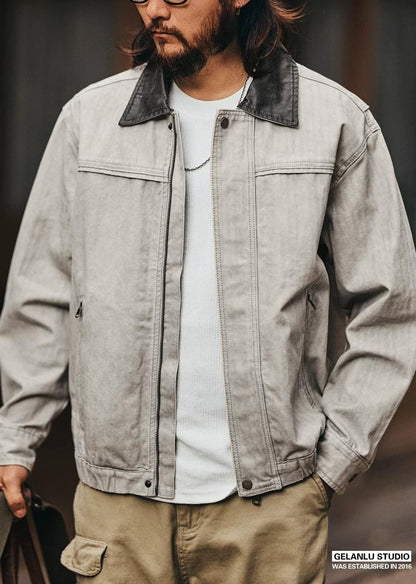 Blue American Heavyweight Work Jacket