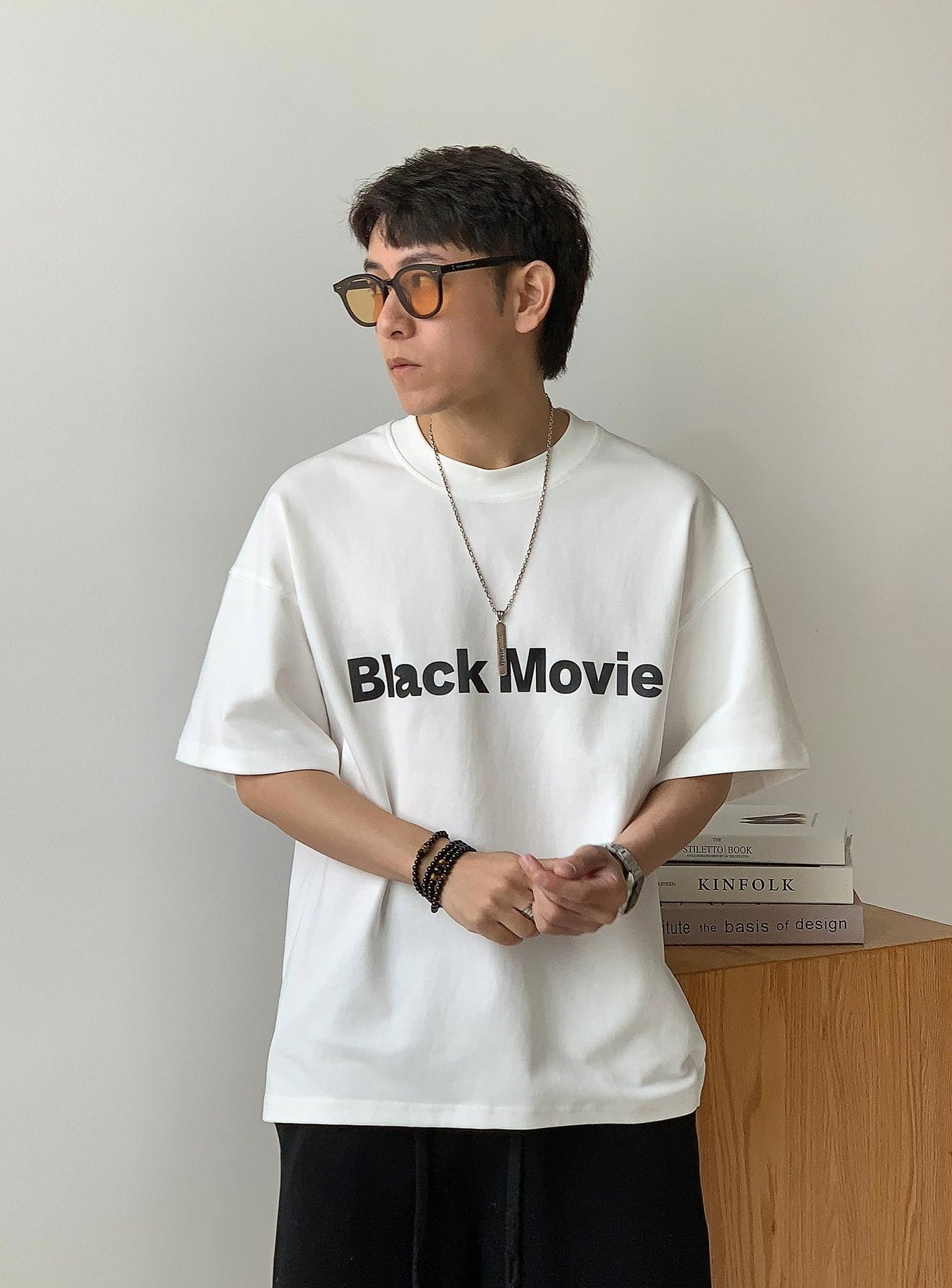 Color Clash Letter Tee