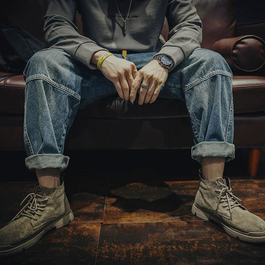 Retro Loose Work Jeans