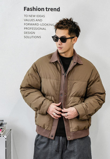 Men's heavy down jacket