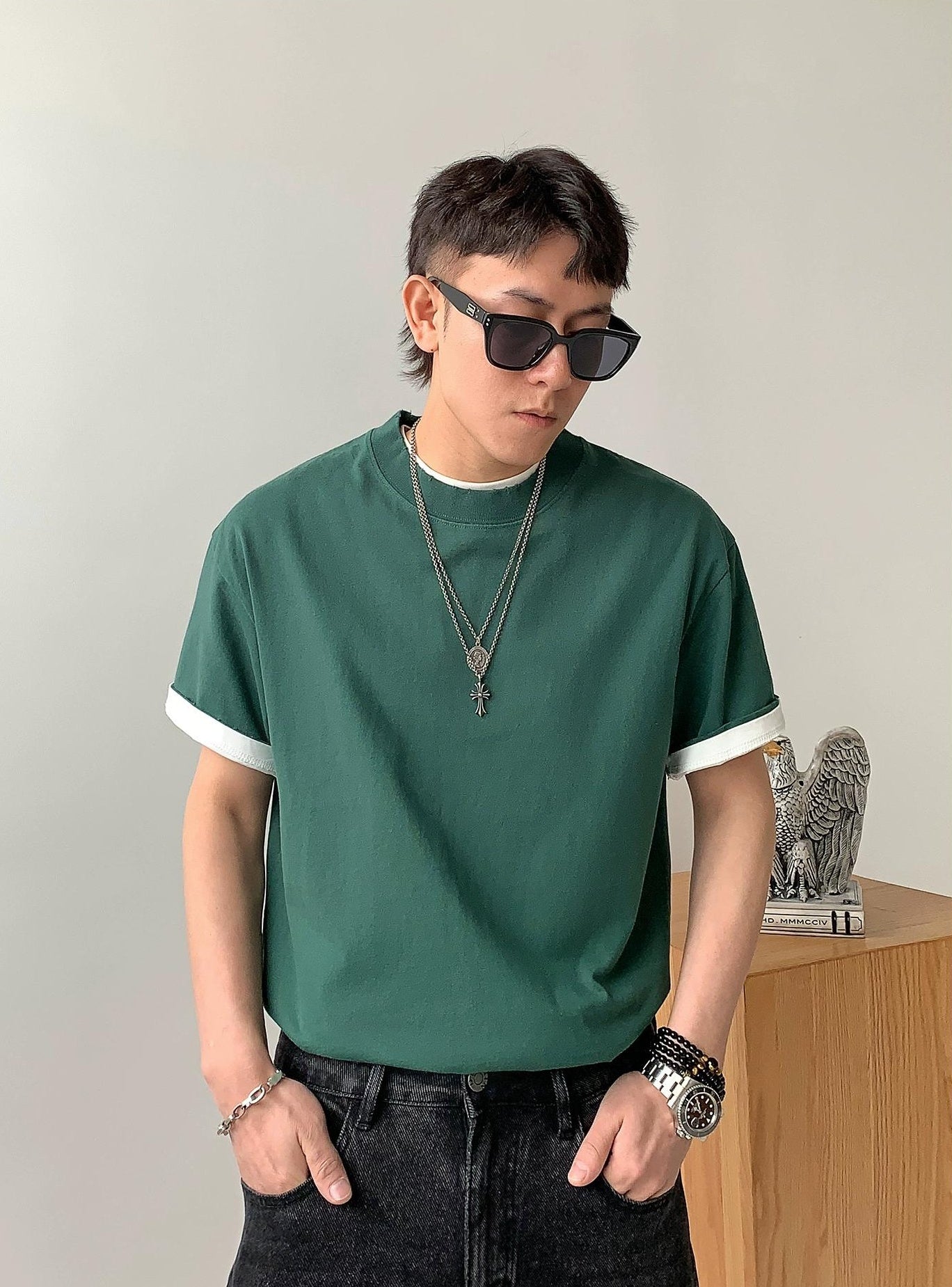 Cotton Casual Short-Sleeve T-Shirt