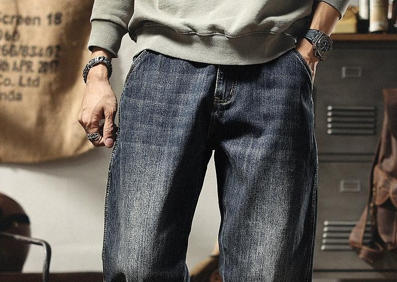 ヴィンテージヘビーウェイトカジュアルジーンズ