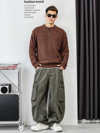 Heavyweight Twist Floral Pullover