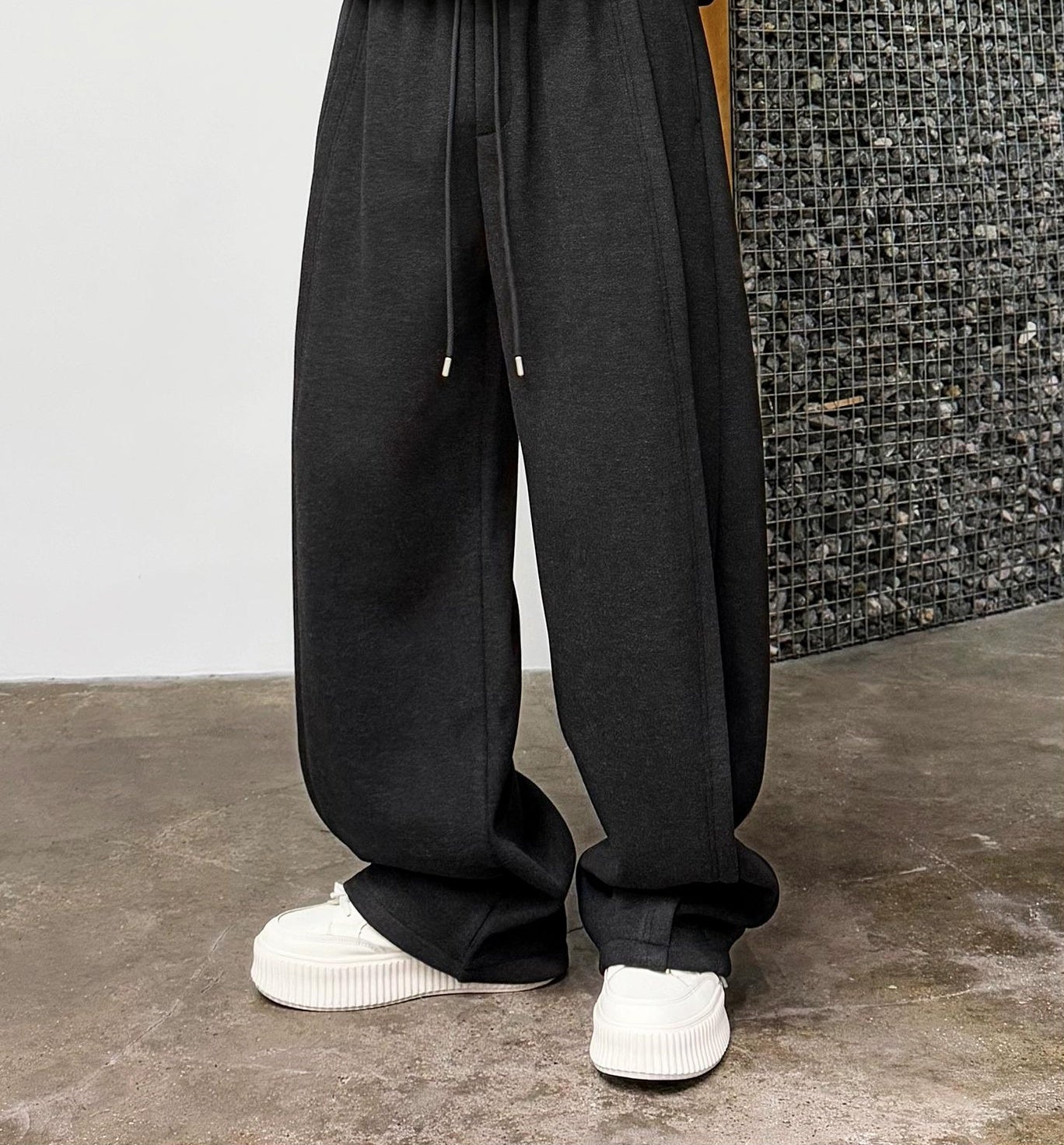 Casual Drape Elastic Pants